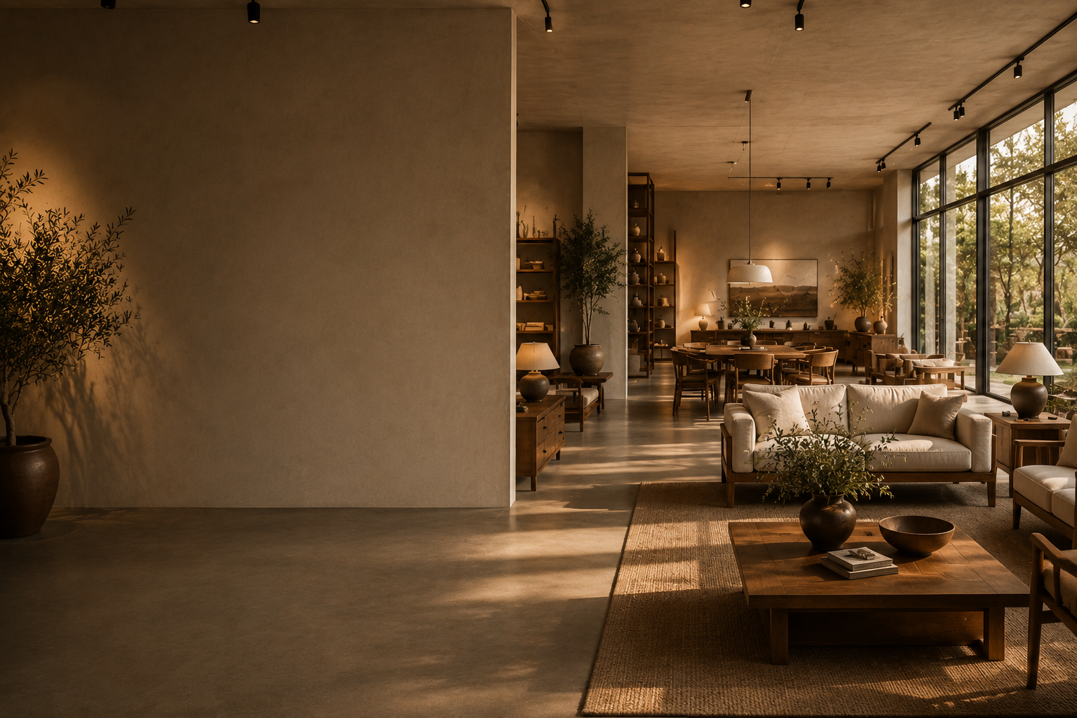 Oak & Haven showroom interior